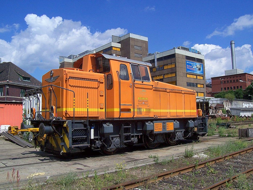 BEHALA Lok 3, eine M700C Bj.1973 von KM im Sommer 2008 Berliner Westhafen.