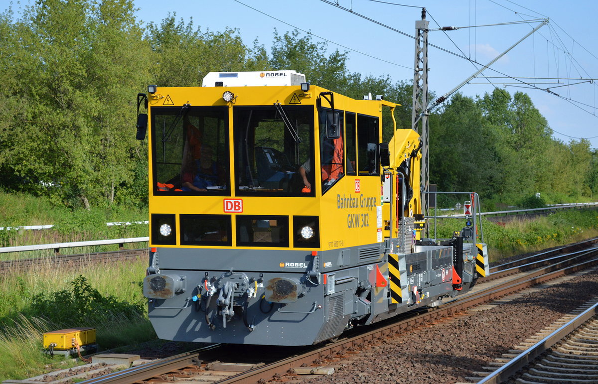 DB Bahnbau Gruppe mit einem BAMOWAG 54.22 (GKW 302) am 19.07.17 Berlin-Hohenschönhausen.