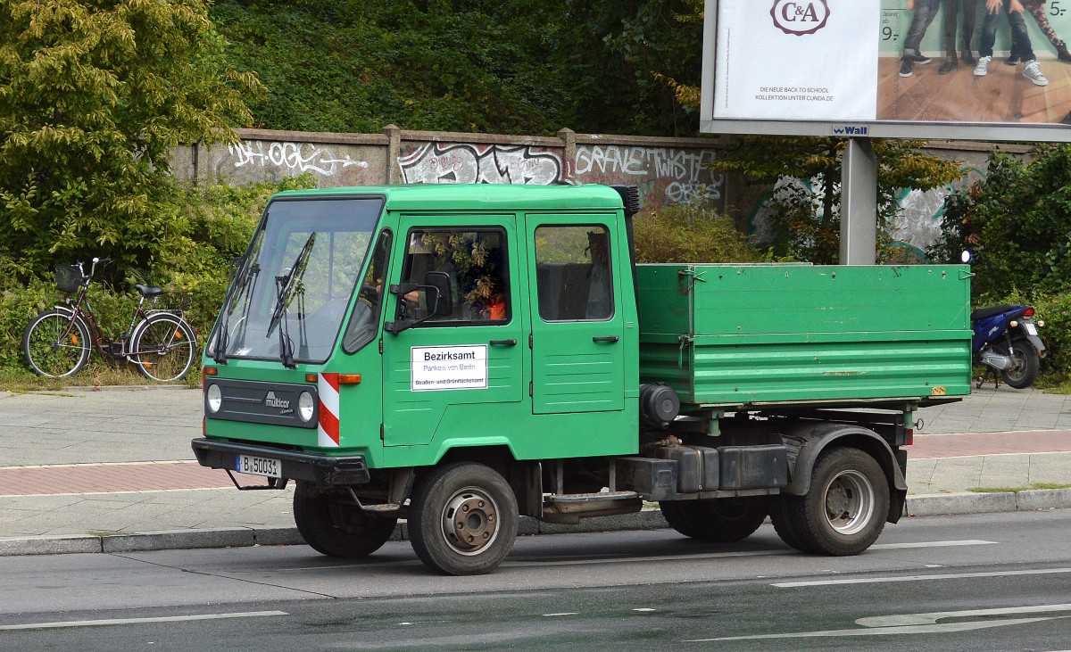multicar champion vom Bezirksamt Pankow von Berlin (Straßen- u. Grünflächenamt)am 21.08.14 Berlin-Pankow.