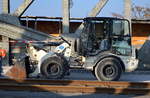 caterpillar-cat/541045/ein-cat-908h-radlader-bei-den Ein CAT 908H Radlader bei den Brückenbauarbeiten Berlin Böse Brücke am 16.02.17
