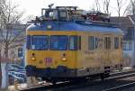 Oberleitungsmesswagen- Diagnose VT 701 167-9 der DB Netz Instandhaltung Richtung Bernau, 05.03.12 Berlin-Karow.