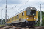 Diverse Gleisbaufahrzeuge und-maschinen/524637/db-netz-mit-gleismesszug-angschoben-von DB Netz mit Gleismesszug angschoben von 120 160-7 am 18.07.16 Berlin-Wuhlheide.
