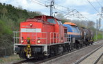 298 328-6 mit Güter-Übergabezug am 07.04.16 Berlin-Hohenschönhausen.