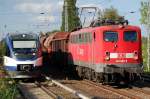 BR 140/80429/140-600-8-mit-gemischten-gterzug-durchfhrt 140 600-8 mit gemischten Gterzug durchfhrt Berlin-Karow, 15.06.10