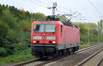 BR 143/523617/143-321-8-im-display-im-fenster 143 321-8, im Display im Fenster steht Bahnhofstest, am 14.10.16 Berlin-Hohenschönhausen.