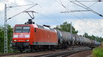 145 022-0 mit Kesselwagenzug am 02.06.16 Berlin-Wuhlheide.