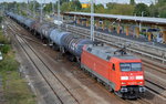 152 060-0 mit Kesselwagenzug (Benzin) am 30.09.16 Berlin-Springpfuhl.