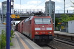 BR 152/524863/152-162-4-mit-schuettgutwagenzug-am-100616 152 162-4 mit Schüttgutwagenzug am 10.06.16 Berlin-Hohenschönhausen.