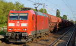 185 200-3 mit Schüttgutwagenzug am 06.07.17 Berlin-Hohenschönhausen.