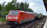 189 055-7 mit gemischtem Güterzug am 19.06.16 Berlin Hirschgarten.