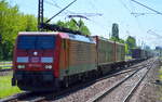 BR 189/576564/189-014-4-mit-containerzug-am-020617 189 014-4 mit Containerzug am 02.06.17 Bf. Berlin-Hohenschönhausen.