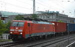 189 007-8 mit Containerzug am 22.07.17 Berlin-Köpenick Richtung Frankfurt/Oder.