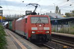 BR 189/584472/189-019-3-mit-containerzug-am-200917 189 019-3 mit Containerzug am 20.09.17 BF. Berlin-Hohenschönhausen.