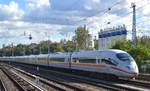 ICE 3 Doppeltraktion mit 403 552-3  Mönchengladbach  + 403 511-9  Wiesbaden  am 09.10.17 Richtung Berlin-Rummelsburg am Gbf. Berlin Greifswalder Str.