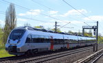 Interessanter fünfteiliger TALENT 2 für die DB im Einsatz, der Triebzug 1442 805, ähnlich den bisherigen SWEG Triebzügen aber mit rot abgesetzten Türen, einer der 29