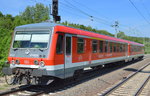 928 633 auf Dienstfahrt Richtung Berlin Lichtenberg am 10.05.16 Berlin-Hohenschönhausen.