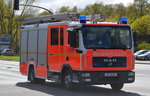 Ein MAN 10.224 LHF 16/12 City der Berliner Feuerwehr am 20.04.16 Berlin-Marzahn.