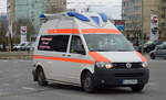 VW- Krankentransporter der Fa. Krankentransport Stahl GmbH aus Berlin am 07.03.17 Berlin-Marzahn.