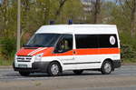 FORD Transit Krankentransportfahrzeug der Fa. TKK krankentransport GmbH aus Berlin-Rahnsdorf am 05.04.17 Berlin-Marzahn. 