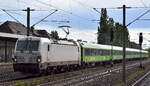 private-evu/889324/flixtrain-gmbh-muenchen-d-mit-der FlixTrain GmbH, München [D] mit der geleasten ELL Vectron '7193 600' [NVR-Nummer: 91 80 7193 600-2 D-ELOC] und Wagengarnitur Richtung Berlin Hbf. am 22.07.25 Höhe Bahnhof Luckenwalde.