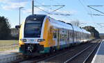 ostdeutsche-eisenbahn-gmbh-parchim-odeg/912852/ostdeutsche-eisenbahn-gmbh-parchim-odeg-mit Ostdeutsche Eisenbahn GmbH, Parchim (ODEG) mit ihrem Desiro HC '3462 610-1' (NVR: '94 80 3462 610-1 D-ODEG.....') als RE1 nach Eisenhüttenstadt am 08.04.26 Durchfahrt Bahnhof Wiesenau.