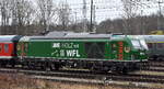 private-evu/903829/wedler-franz-logistik-gmbh--co Wedler Franz Logistik GmbH & Co. KG, Potsdam [D] mit ihrer geleasten northrail Vectron Dual Lok '248 066' auf dem Gelände des Rail & Logistik Center Wustermark mit einer WFL Regiowagengarnitur abgestellt, 10.12.25