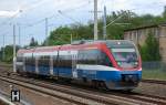 PEG Talent VT 643.05 (95 80 0643 362-6+95 80 0943 362-3+95 80 0643 862-5 D-PEG) auf der Strecke RB12 Richtung Berlin-Lichtenberg, 15.05.12 Berlin-Blankenburg (Umleitungsstrecke)