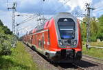 db-regio-allg-2/917971/db-regio-ag---region-nordost DB Regio AG - Region Nordost, Fahrzeugnutzer: Regionalbereich Mecklenburg-Vorpommern, Schwerin mit ihrem Twindexx Vario '445 004' (NVR: '91 80 0445 004-8 D-DB......') als RE5 nach Berlin Hbf. am 11.06.26 Einfahrt Bahnhof Berlin-Hohensch�nhausen (baustellenbedingt).