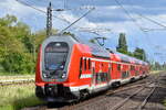 db-regio-allg-2/917972/db-regio-ag---region-nordost DB Regio AG - Region Nordost, Fahrzeugnutzer: Regionalbereich Mecklenburg-Vorpommern, Schwerin mit ihrem Twindexx Vario '445 003' (NVR: '91 80 0445 003-0 D-DB....') als RE5 nach Rostock Hbf. am 11.06.26 Einfahrt Bahnhof Berlin Hohensch�nhausen (baustellenbedingt).
