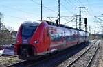 db-regio-allg/913338/db-regio-ag---region-nordost DB Regio AG - Region Nordost, Fahrzeugnutzer: Regionalbereich Berlin/Brandenburg, Potsdam mit '463 605' (NVR: '94 80 0463 605-6 D-DB....') als RB49 nach Cottbus Hbf. am 15.04.26 Einfahrt Bahnhof Senftenberg.