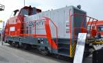 Die Gmeinder Lokomotiven GmbH gehört seit einiger Zeit (nach Insolvenz) schon zur ZAGRO Group und präsentiert die an die österreichische LogServ Logistik Service GmbH