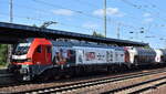 zement-u-staubgut-gueterzuege/884905/meg---mitteldeutsche-eisenbahn-gmbh-schkopau MEG - Mitteldeutsche Eisenbahn GmbH, Schkopau [D] mit der geleasten ELP Eurodual Lok '2159 239-3' [NVR-Nummer: 90 80 2159 239-3 D-ELP] und einem Zementstaubzug aus Rüdersdorf fährt zur Personalaufnahme kurz im Bahnhof Schönefeld b. Berlin ein.