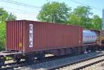 Ein Container der Fa. Grand View Container Trading (HK) Co. ltd (GVC) am 17.06.15 Berlin-Köpenick.