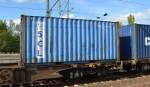 Ein Container der SCL Container Line Speditions GmbH aus Hamburg am 25.09.15 Bhf.