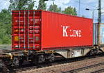 container/528475/das-grosse-intermodalreederei-unternehmen-kline-europe Das große Intermodal(Reederei) Unternehmen 'K'Line Europe Ltd. hat ihren Hauptsitz in London, hier einer ihrer zahlreichen Container weltweit am 06.07.16 Bf. Flughafen Berlin-Schönefeld.