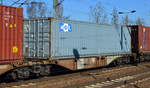 container/540987/ein-container-der-japanischen-mitsui-osk Ein Container der japanischen Mitsui O.S.K. Lines (MOL) am 15.02.17 Bf. Flughafen Berlin-Schönefeld.