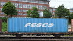 container/594164/russischer-40233r-standart-container-der-fesco-transportation Russischer 40ér Standart-Container der FESCO Transportation Group am 20.06.17 Bf. Hamburg-Harburg.