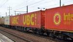 UBC Bulkcontainer vom US-amerikanischen Logistiker am 11.04.14 Bhf.