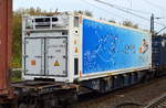 Der chinesische Intermodal-Logistiker wae-logistics mit einem 40’ Standard Kühlthermo-Container der sehr schön die immer größer werdende Anbindung an China/Asien per