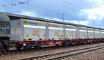 Österreichischer Gelenk-Containertragwagen der Rail Cargo Group (ÖBB)mit der Nr.