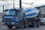 Betonmischer/589591/mb-actros-3236-betonmischfahrzeug-mit-liebherr MB ACTROS 3236 Betonmischfahrzeug mit LIEBHERR Betontrommel der Fa.BERGER  am 29.11.17 Berlin-Marzahn.