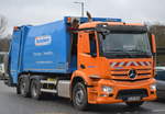 MB ANTOS 2533 Müllentsorgungsfahrzeug mit FAUN POWERPRESS Müllpresse der Fa.