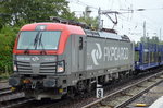 PKP Cargo mit EU46-502/193-502 und einem Leerzug PKW-Transportwagen am 04.09.16 Berlin-Hirschgarten.