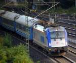 Ein in Deutschland ber Siemens Transpotation System Locomotives registrierter neuer Taurus in Diensten der PKP INTERCITY ist die Lok 5 370 005 1251 (91 51 5370 010-8 PL-PKPC 1251, Siemens Bj.