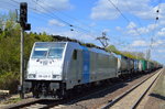 br-186-traxx-f140-ms/524609/rtbc-mit-railpoollok-186-428-9-und RTBC mit Railpoollok 186 428-9 und Containerzug am 29.04.16 Berlin-Hohenschönhausen. 