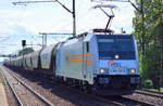 br-186-traxx-f140-ms/594326/hsl-mit-der-railpool-lok-e-186 HSL mit der Railpool-Lok E 186 147-5 und Getreidezug am 31.07.17 Dresden-Strehlen.