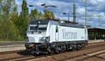 Echte Überraschung, die Vectron 193 820-8 (91 80 6193 820-8 D-PCW, Siemens Bj.2013) nach letztem Stand für die ecco-rail GmbH tätig? am 28.09.15 Durchfahrt Bhf.