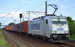 br-386-in-tschechien-siehe-br-186/594414/metreanshhla-386-009-5-mit-containerzug-aus METREANS/HHLA 386 009-5 mit Containerzug aus Tschechien am 31.07.17 Dresden-Strehlen.