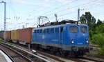 EGP 139 285-1 mit Containerzug am 09.08.16 Berlin-Grünau.