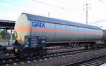 Gasdruckkesselwagen vom Einsteller GATX in Deutschland mit niederländischer Registrierung mit der Nr.